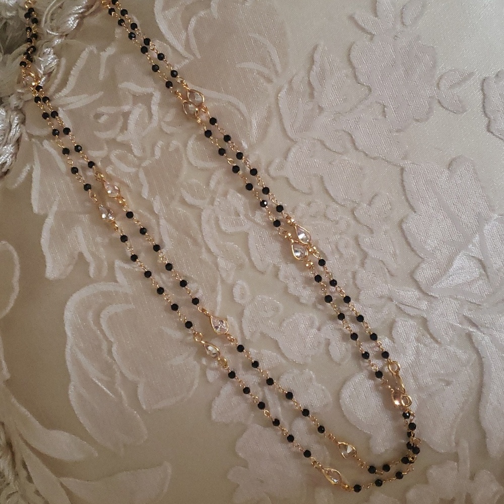 NWT, Dainty Goldstone Chain Necklace,  18 inches